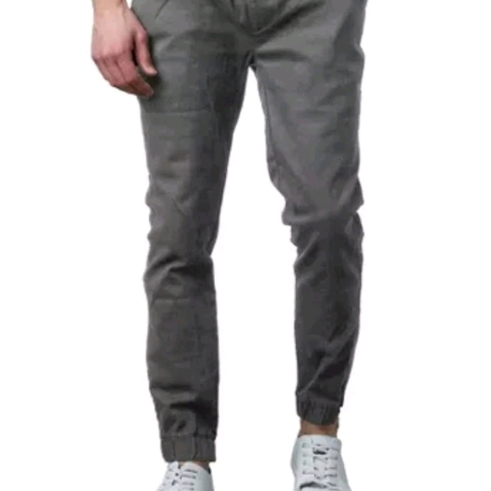 Access Men's Twill Jogger Stone Gray Small Urban Clothing